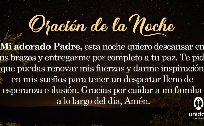 Oración de la noche para el 25 de Junio