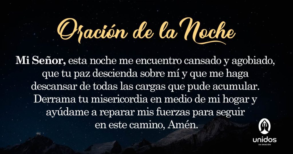 Oración de la noche para el 27 de Abril
