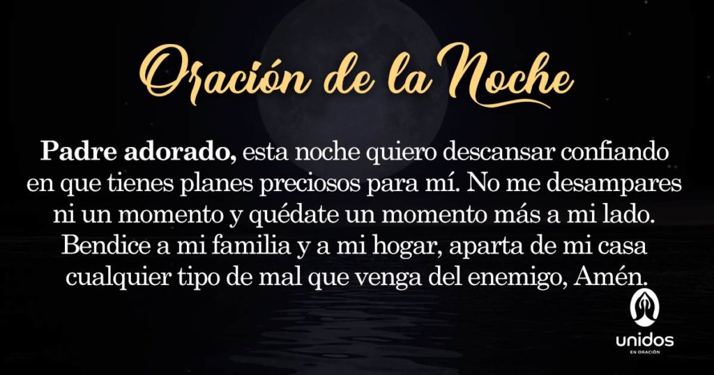 Oración de la noche para el 31 de Mayo