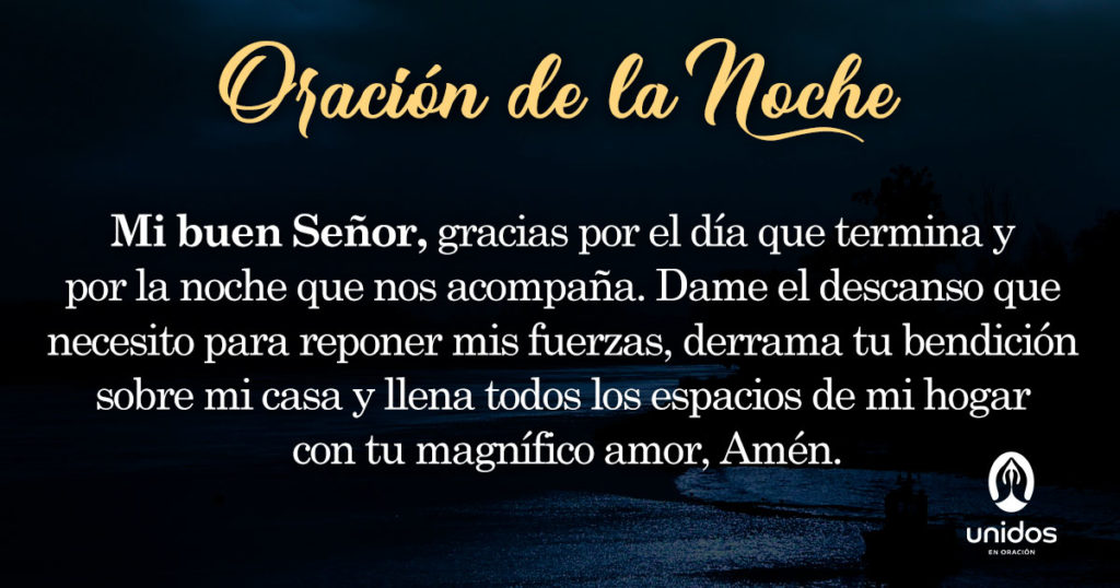 Oración de la noche para el 17 de Julio