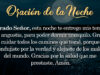 Oración de la noche para el 18 de Julio del 2025