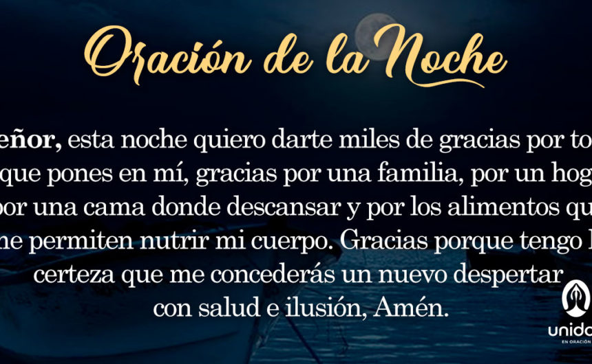 Oración de la noche para el 19 de Julio