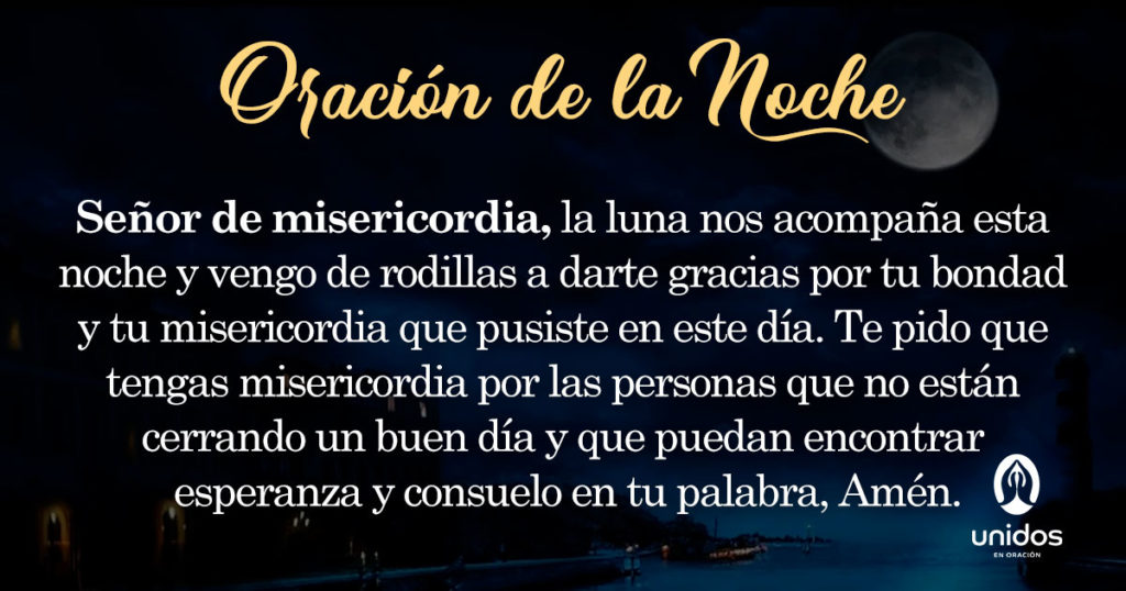 Oración de la noche para el 21 de Julio