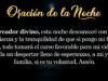 Oración de la noche para el 25 de Julio del 2025