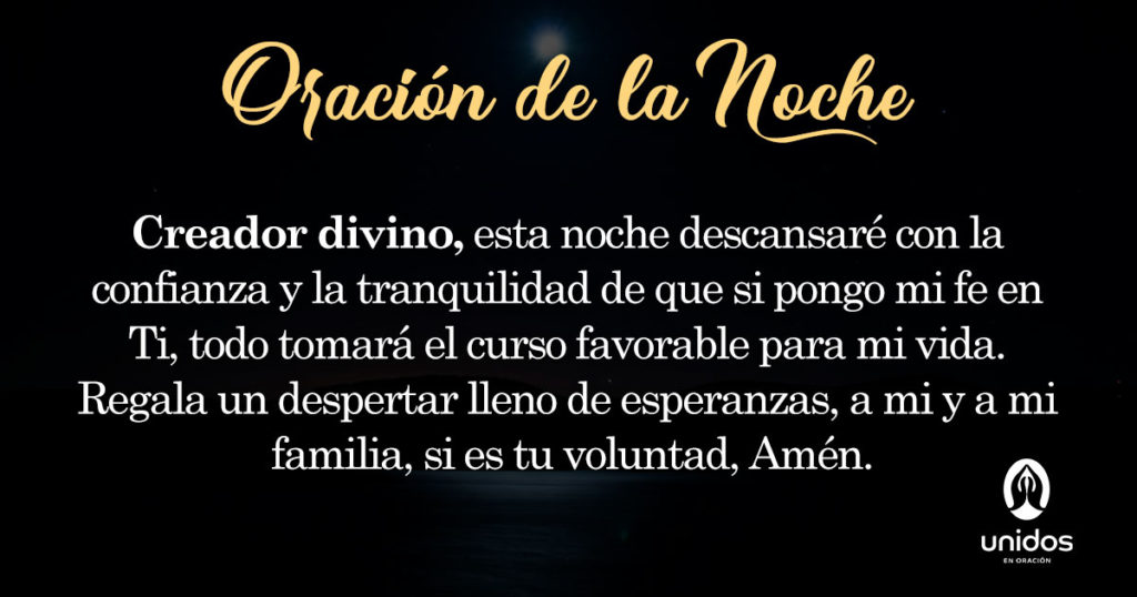 Oración de la noche para el 25 de Julio