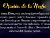 Oración de la noche para el 27 de Julio del 2025