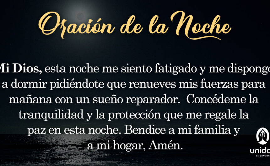 Oración de la noche para el 2 de Julio