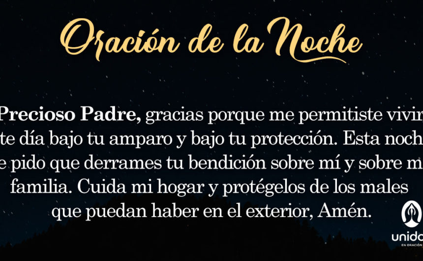 Oración de la noche para el 04 de Julio