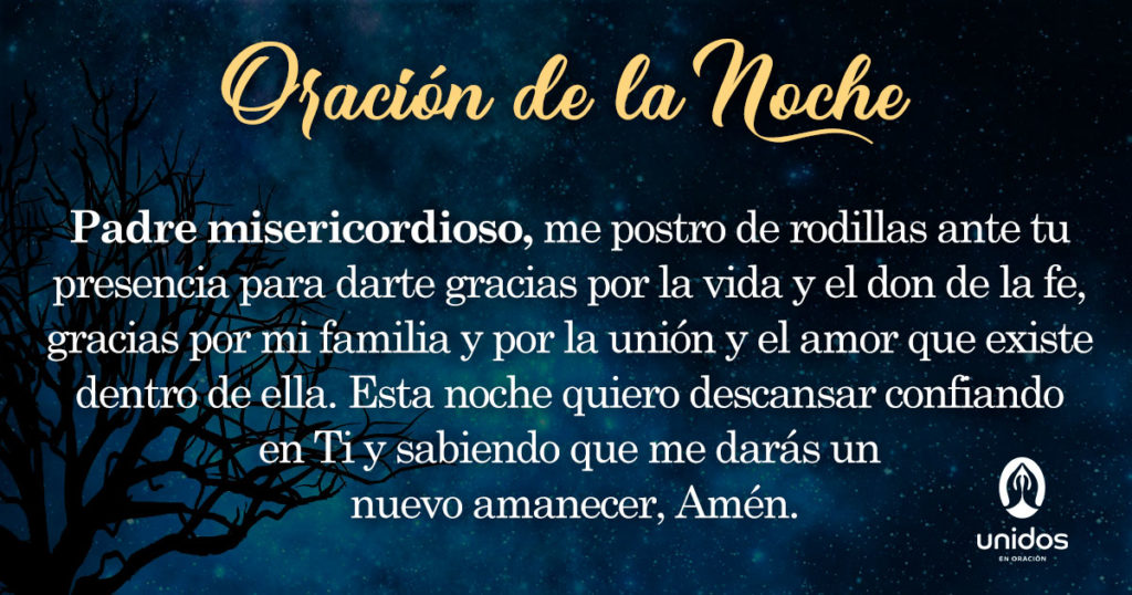 Oración de la noche para el 06 de Julio
