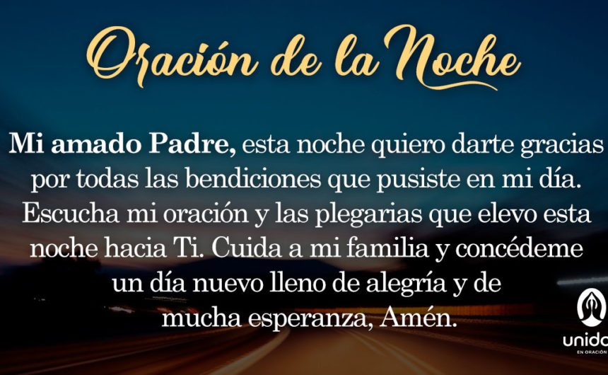 Oración de la noche para el 07 de Julio