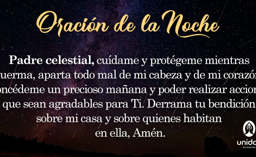 Oración de la noche para el 09 de Julio