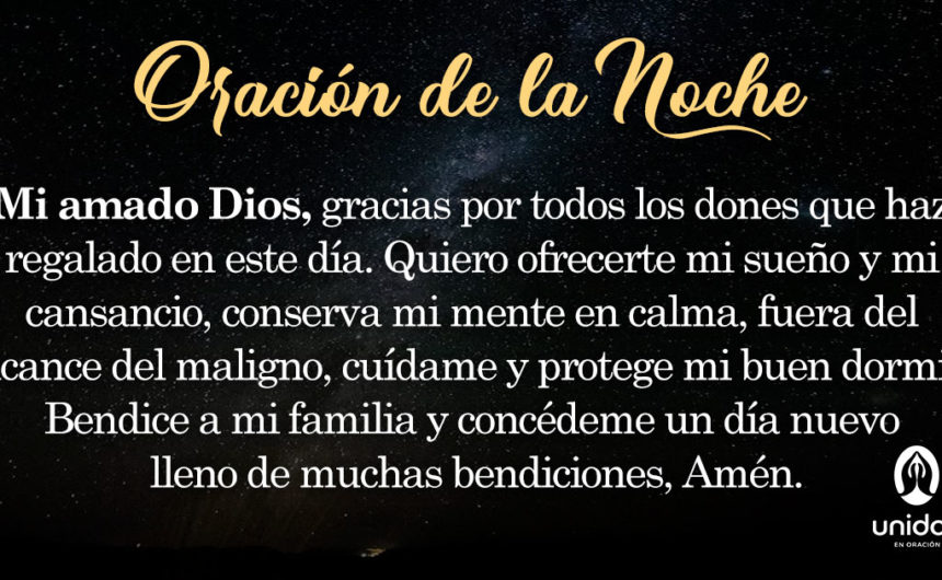 Oración de la noche para el 11 de Julio