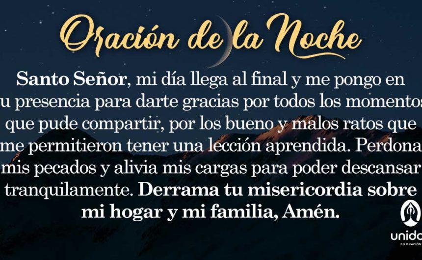 Oración de la noche para el 11 de Agosto