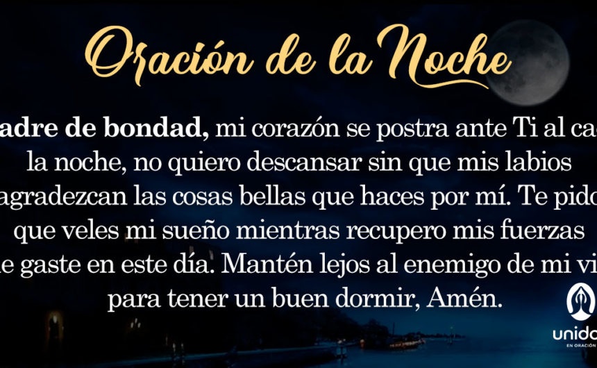 Oración de la noche para el 12 de Julio