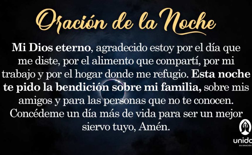 Oración de la noche para el 14 de Agosto