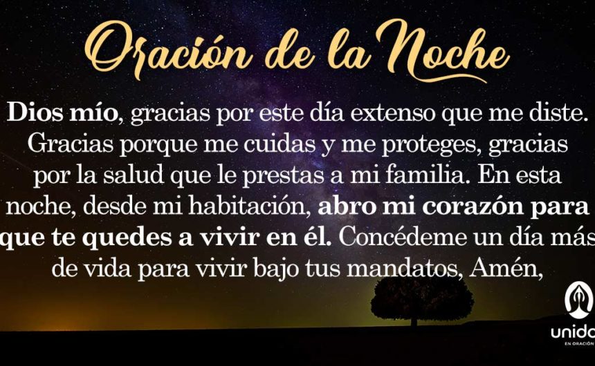 Oración de la noche para el 15 de Agosto