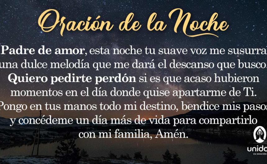 Oración de la noche para el 17 de Agosto