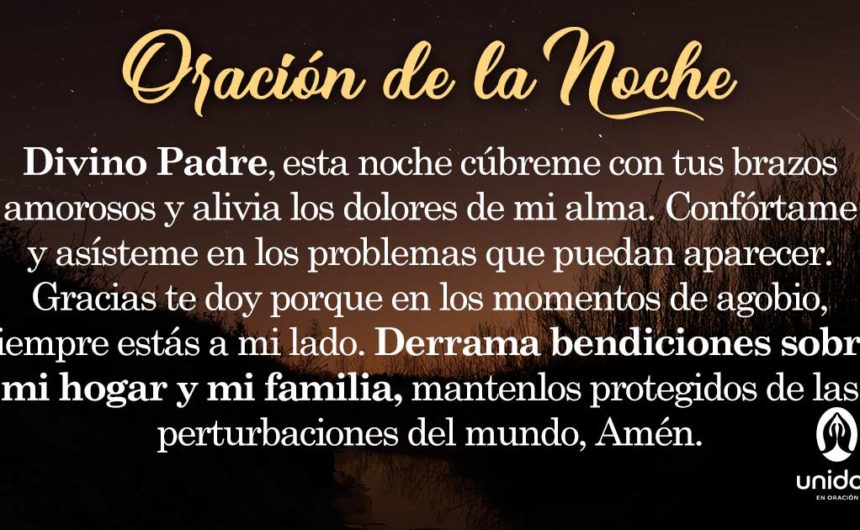 Oración de la noche para el 19 de Agosto