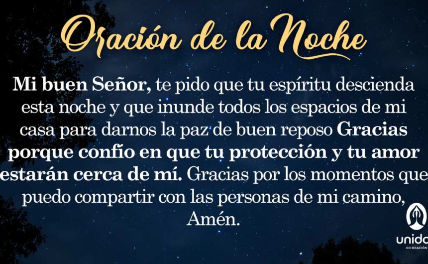 Oración de la noche para el 26 de Agosto