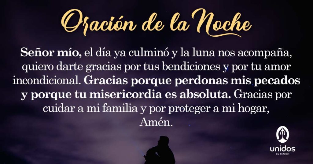 Oración de la noche para el 29 de Agosto