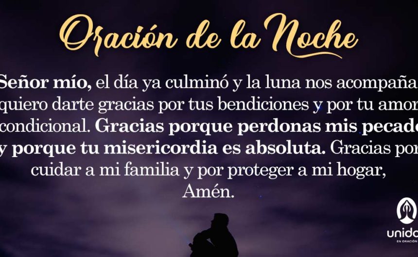 Oración de la noche para el 29 de Agosto