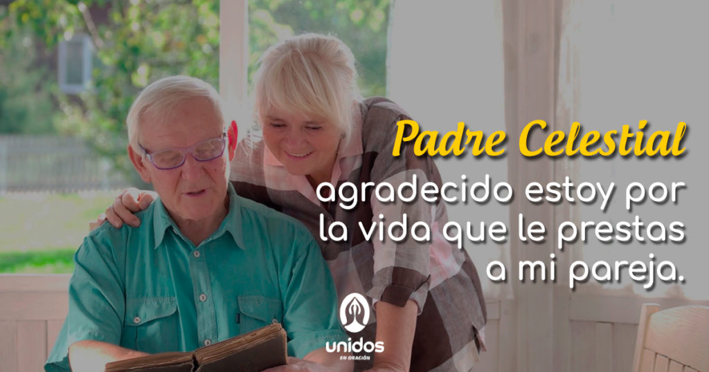 Oración para dar gracias por la vida de mi pareja