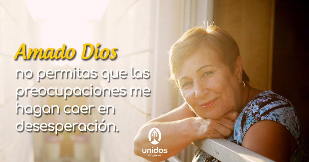 Oración para no caer en desesperación