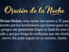 Oración de la noche para el 1 de Septiembre del 2025