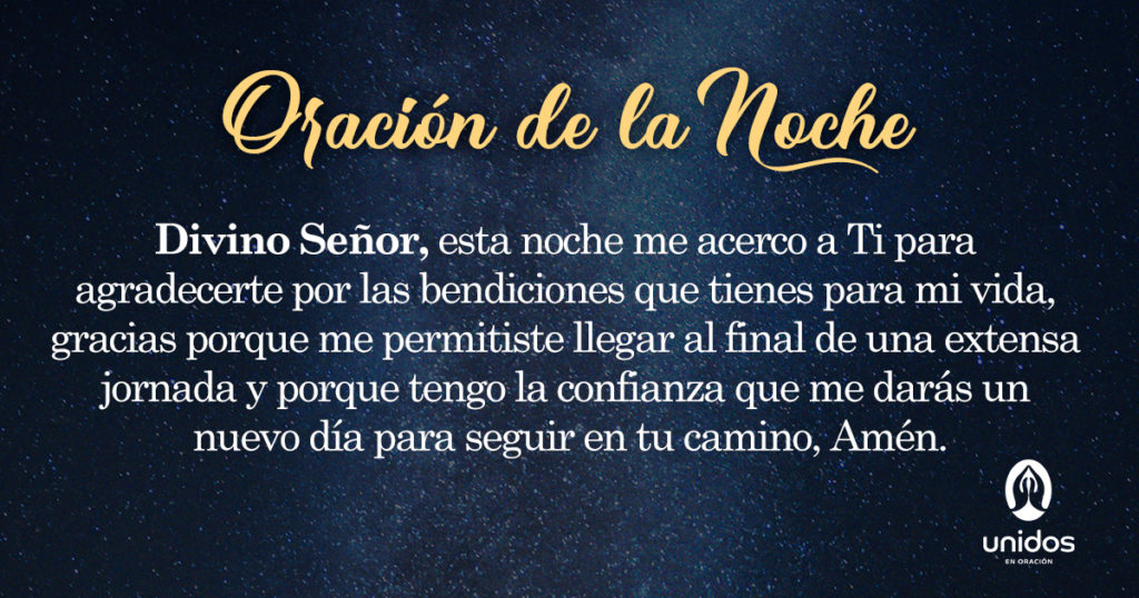 Oración de la noche para el 1º de Septiembre