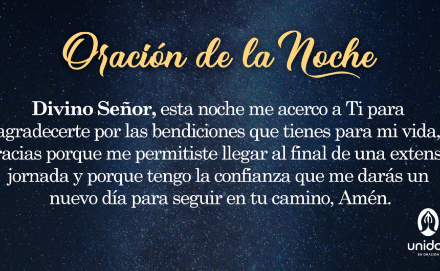 Oración de la noche para el 1º de Septiembre