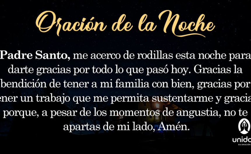 Oración de la noche para el 3 de Septiembre