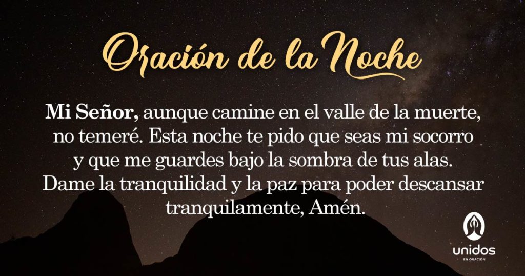 Oración de la noche para el 10 de Mayo