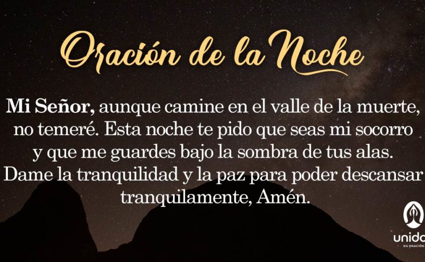 Oración de la noche para el 10 de Mayo