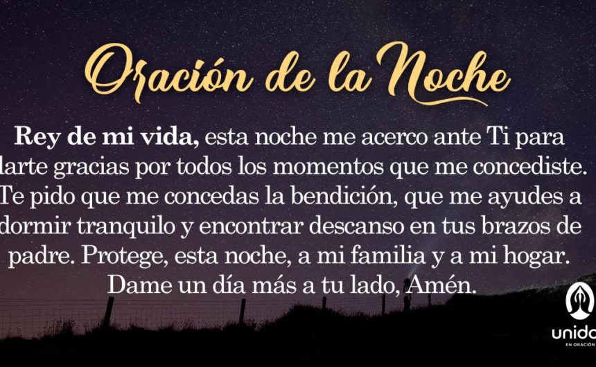 Oración de la noche para el 31 de Agosto