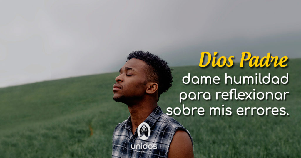 Oración de reflexión por mis errores