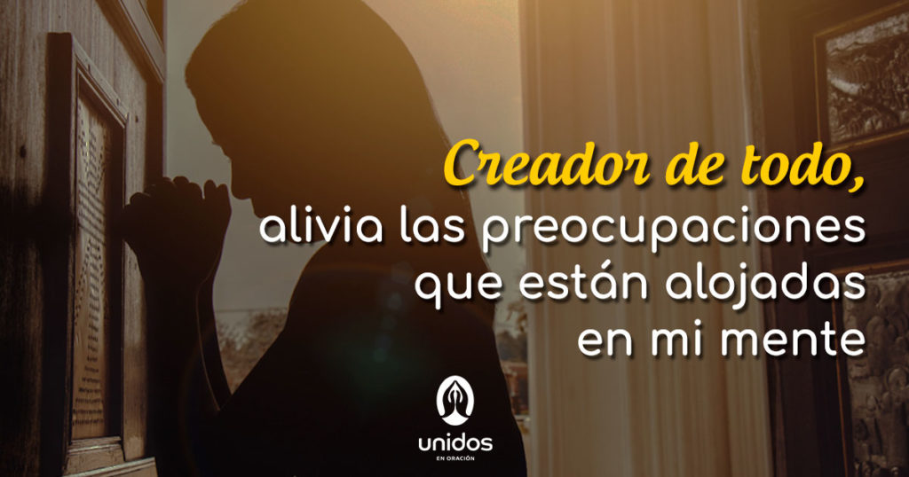 Oración para aliviar las preocupaciones