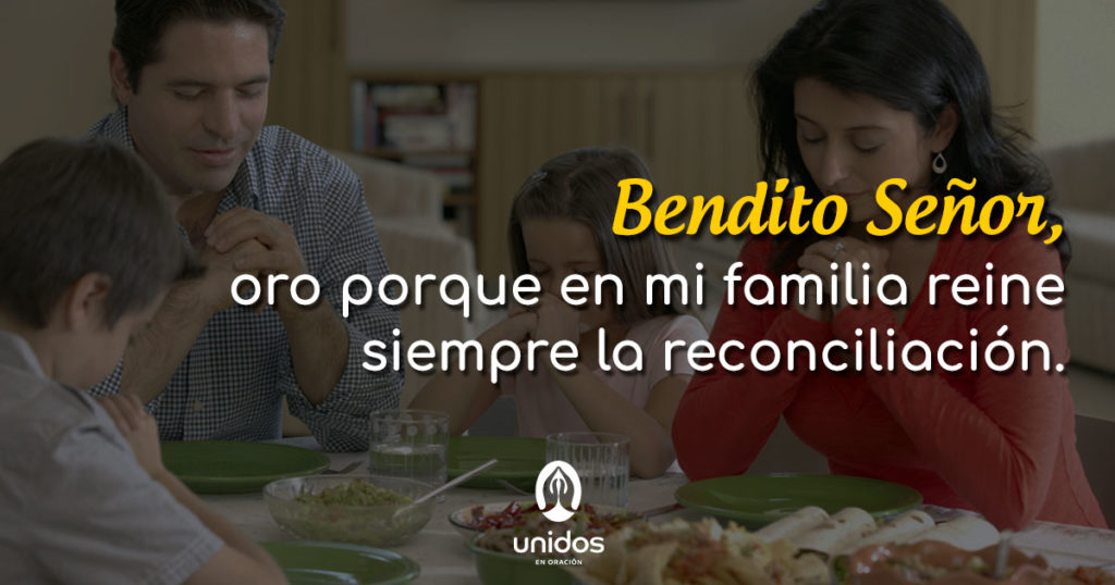 Oración de reconciliación con tus hermanos