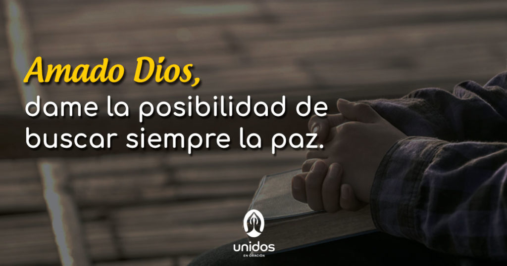 Oración para buscar siempre la paz