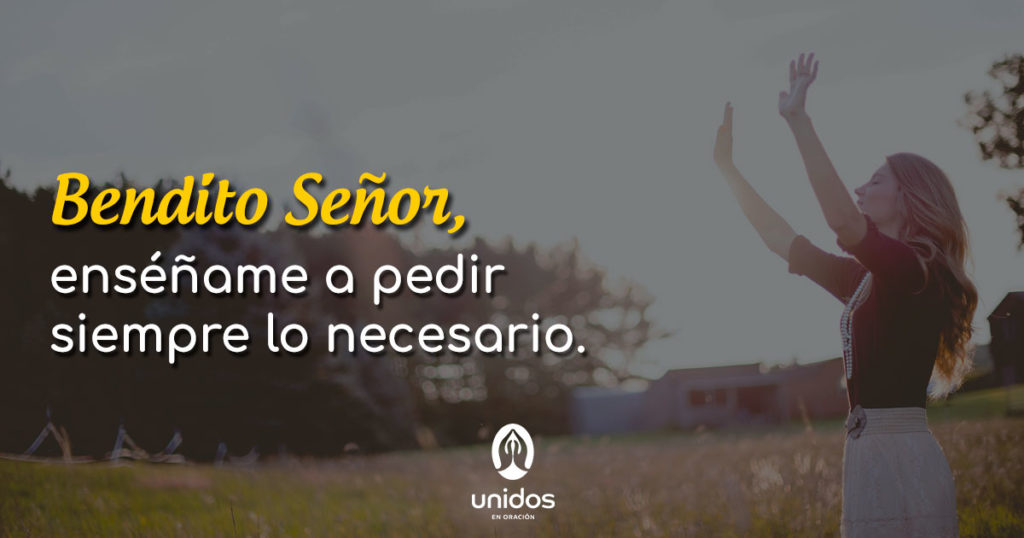 Oración para pedir lo que necesito