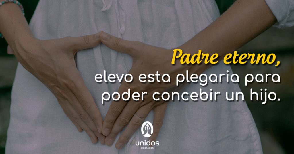 Oración para poder concebir un hijo