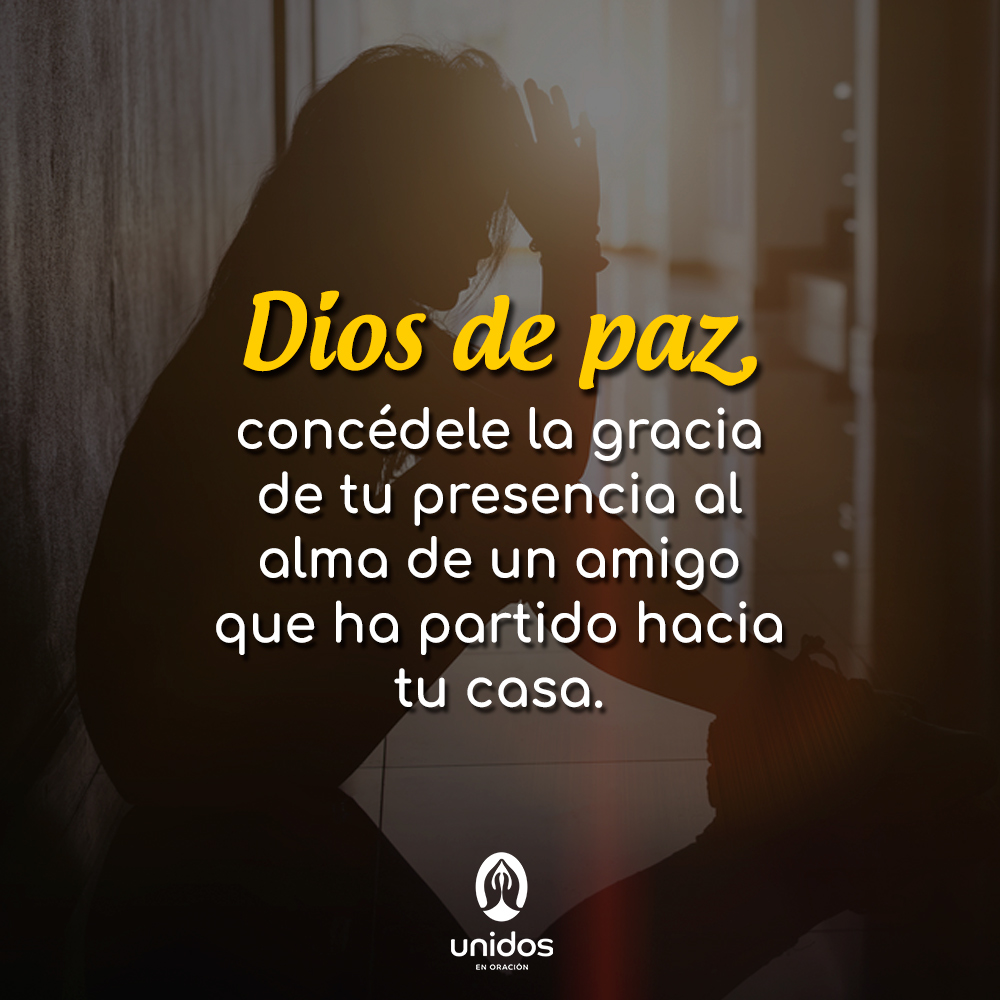 Oración por un amigo difunto, image size:1000x1000