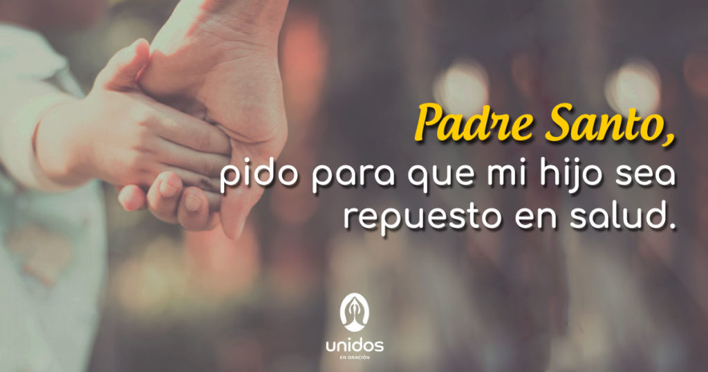Oración por un hijo enfermo