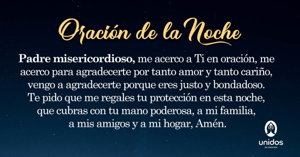 Oración de la noche para el 14 de Julio