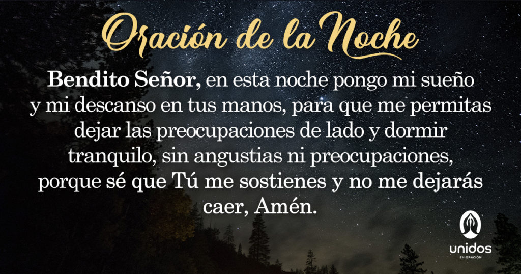Oración de la noche para el 29 de febrero