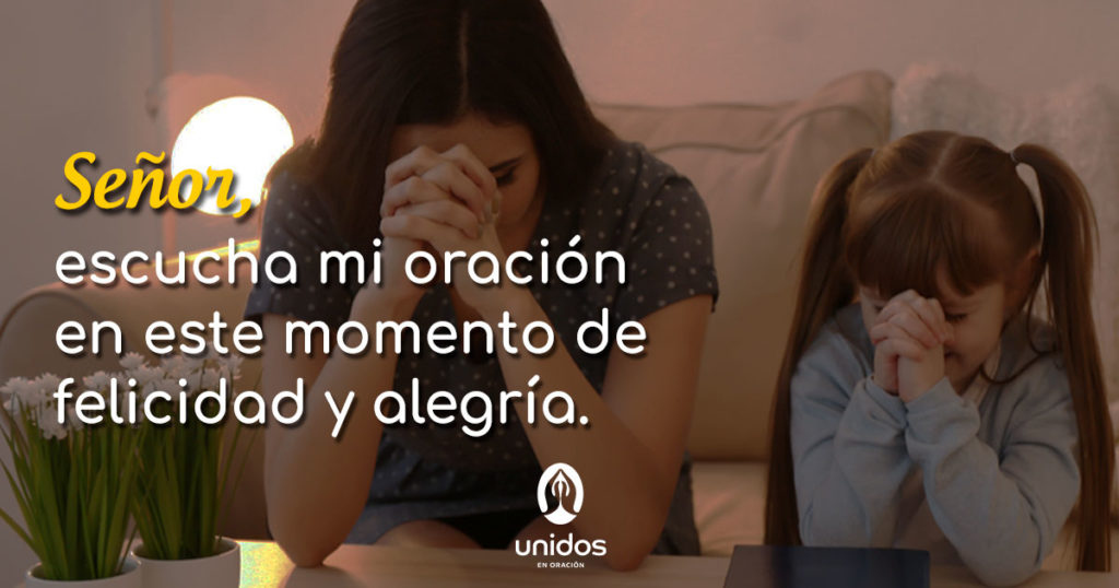 Oración en momentos de alegría