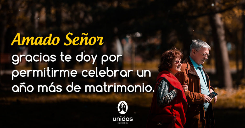 Oración por mi aniversario de matrimonio
