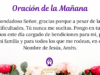 Oración de la mañana para el 26 de Septiembre del 2025