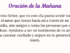 Oración de la mañana para el 20 de Octubre del 2024