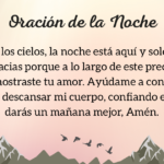 Oración de la noche para el 28 de Octubre del 2025