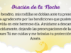 Oración de la noche para el 15 de Octubre del 2024